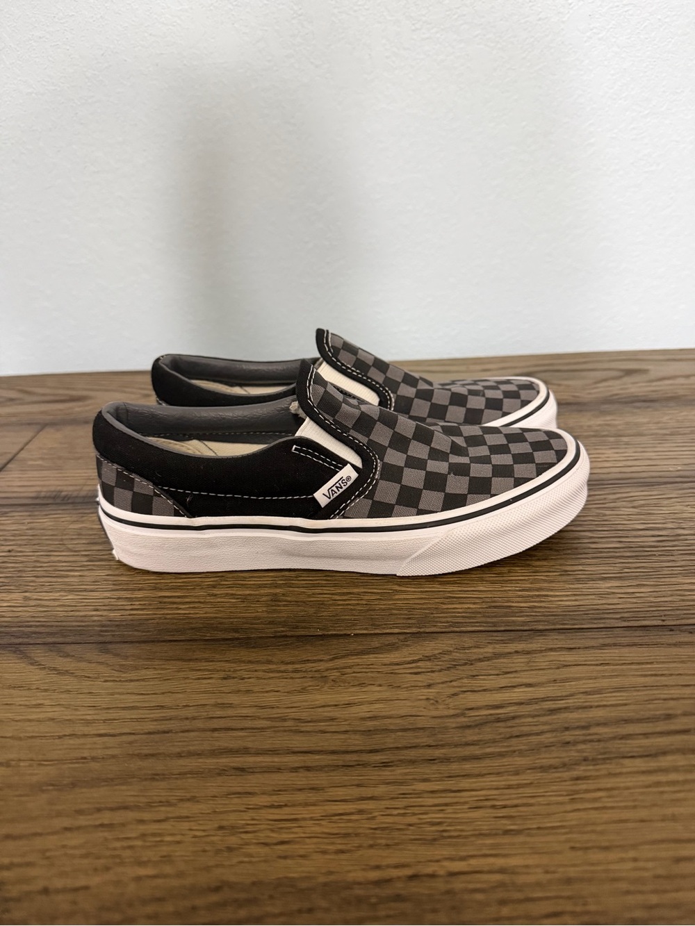 VANS Little Kids Classic Slip-On Checkerboard Shoe size 3